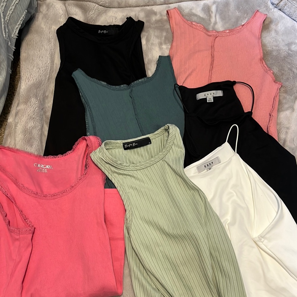 Tank tops, american eagle & tj maxx